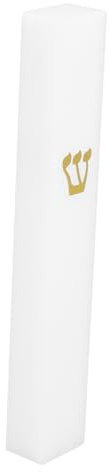 iplusmile Retro Mezuzah Tür Mezusa Aus Kunstharz Für Innen Außen Handwerklich Detailliert Schwarz Mit Montagezubehör Judaica Türdekoration Und Segensschild