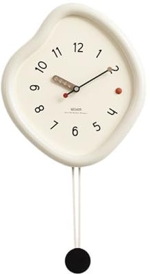 Silenzioso Orologio da Muro Orologio da parete moderno - Grande numero for orologi da parete for soggiorno, accessori da cucina, casa, camera da letto, scuola, ufficio - Bianco/verde/nero Orologio da