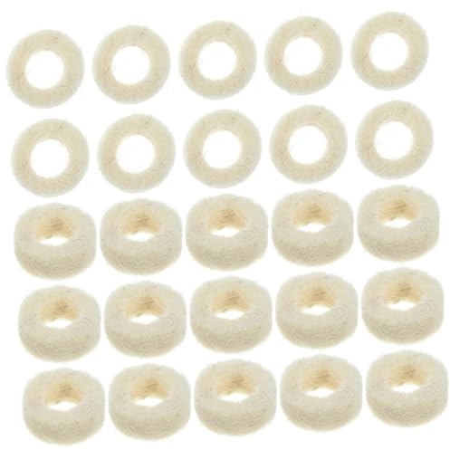 Yardenfun 100pièces Rondelles Feutre De Laine Pour Joint Étanchéité Mécanique Résistantes à Usure Compactes Et Légères Adaptées Aux Équipements Industriels Pour Maintenance Et Réparation