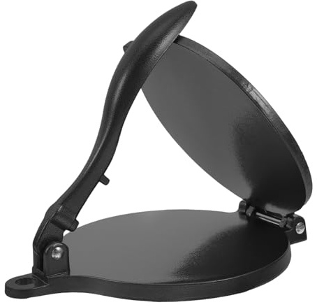 STOBAZA Prensa Para Tortillas y Masa De 16 Cm De Aluminio, Máquina Para Hacer Tortillas Antiadherente, Herramienta De Prensado Para Amas De Casa, Uso Doméstico y Preparación Rápida