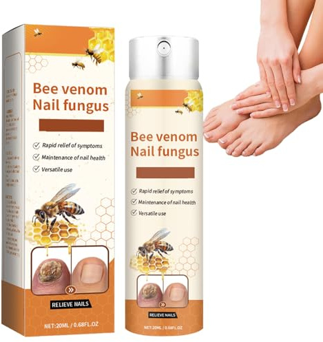 NailRescue Bienengift-Spray, 2025 Neu Fußpflege-Spray, Nagelpflegespray mit Bienengift, Nagelpilz Fußspray Nail Care Pen Nagelpilz Stift Zehennagel Korrektur Gegen Brüchige Nägel Verfärbungen (1)