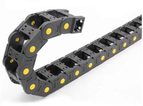 Kabel-Schleppkette Kunststoff-Schleppketten H20Q.1.S 20x38/20x50mm - Brücken-Kabelträger mit Doppelöffnung for CNC-/3D-Drucker(100mm,20x60 mm)