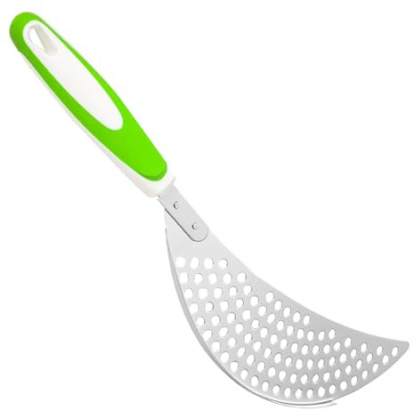 Skimmer per cucinare, scolapasta in acciaio, lavabile in lavastoviglie, strumento di drenaggio multifunzionale per cucinare frittura, casa, ristorante, hotel, appartamento, cucina