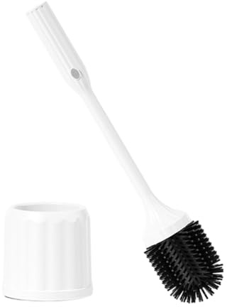 Cepillo de inodoro eléctrico automático con mango largo recargable giratorio limpiador para baño y hogar, herramienta de limpieza sin esfuerzo para inodoros higiénicos