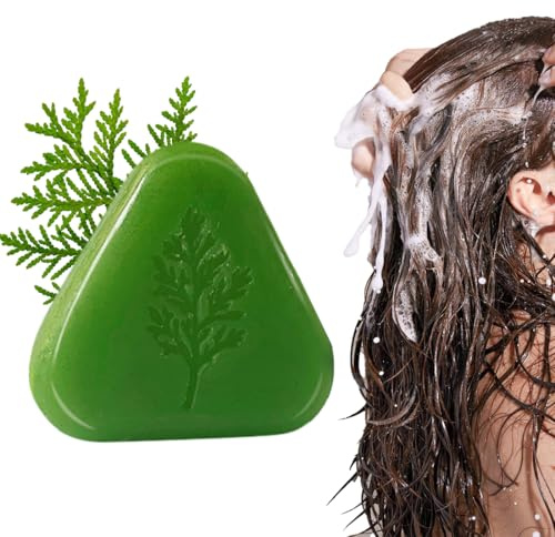 VYIBPDY Nature Triangle Shampoo Bar Set – Shampoo a base di erbe, pulizia delicata e idratante, sapone per capelli per tutti i tipi di capelli
