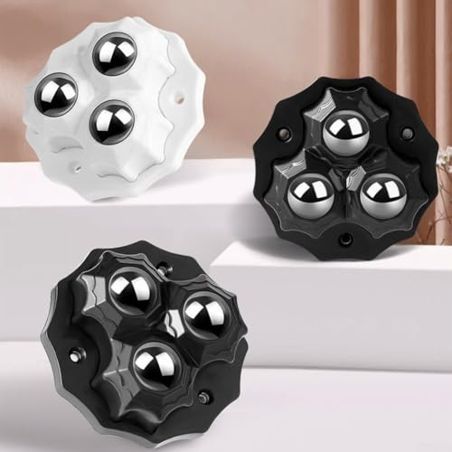 Lot de 8 roulettes à billes pour appareils de cuisine et boîtes de meubles avec mouvement fluide et construction (blanc)
