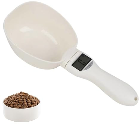 Cuchara Medidora Pienso Gramos Digital 0.1/800g, Vaso Medidor Comida Perro, Con Pantalla LCD, Para Especias, Harina, Líquido, Comida Para Perros, Báscula De Especias Para Mediana (taza G Ml Oz)