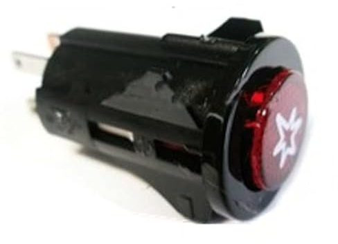 FIGEVIDA Pulsante Luminoso Accensione Piezo Piano Cottura Compatibile per Indesit F373