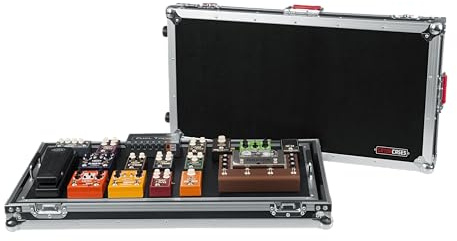 Gator Cases G-TOUR Series Guitar Pedal Board with ATA Road Case-with Wheels and Pull Handle, XL: 32 x 17 (G-TOUR PEDALBOARD-XLGW)