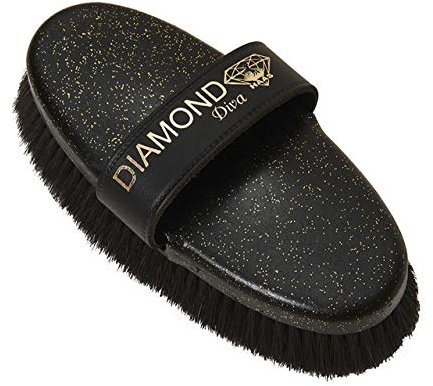 Haas Glanzbürste Diamond Diva Lammfell, Rosshaar Band 200x85 mm Diamond Design
