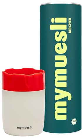 mymuesli Super Choc Muesli BIO aux chocolat blanc, au lait et noir (575g) + Bol à muesli Mepal (bol de 500ml et couvercle de 300ml) Bol à yaourt - À emporter (2Go) - Pour micro-ondes et lave-vaisselle