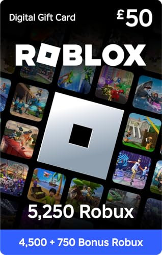 Roblox Digital Gift Card - 5,250 Robux [Includes Exclusive Virtual Item] [Online Game Code]