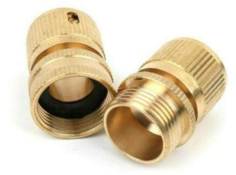 Hydrogarden Filettatura Maschio 3/4 Filettatura Femmina Ottone Connettori rapidi Accessori per irrigazione da Giardino Raccordi per Tubi autolavaggio