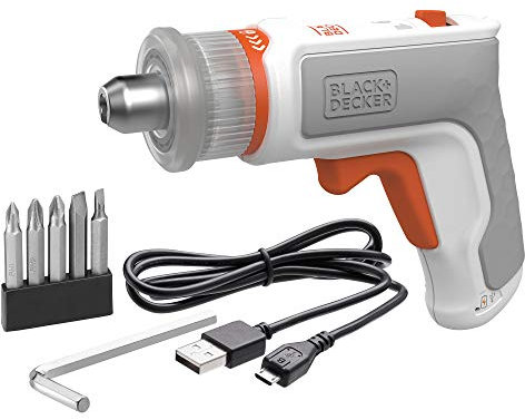 beyond by BLACK+DECKER Cacciavite elettrico BCRTA601WAPB, bianco