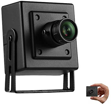 REVODATA 5MP POE Petite Caméra IP 4mm Objectif Sécurité d'intérieur POE IP Caméra,Vision Nocturne en Couleur Starlight P2P CCTV Video Détection de Mouvement H.265 (I706-P-FC-HS)