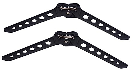Gogogmee 2stücke Schwarzer Bogenständer Für Recurve Und Compoundbögen Klappbarer Bogenzubehör-Kickstand Mit Federspannung Leichter Pfeil Bogen Halter Für Schießen Und Jagd