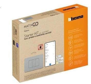 Bticino MatixGo Starter Kit pour lumières grises - JG1010KIT