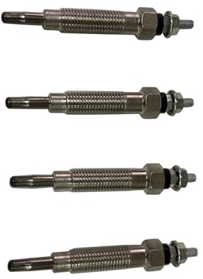 4 PCS/SET SHLPDFM Alloy Dual Core Diesel Heater Glow Plugs MD301950 MD344469 MR577131 Fits for Mitsubishi Challenger K90 L200 L300 2.5 D TD