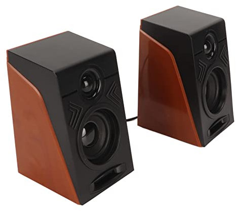 PC Computer Speakers Adjustable Desktop Speakers USB Wired Speakers with HiFi Deep Bass Gaming Speakers Plug and Play for PC Laptop TV