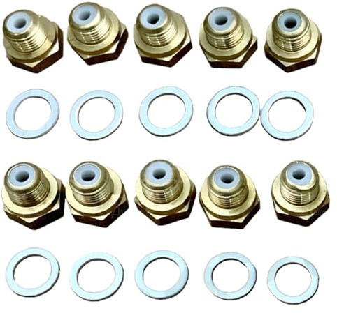 10X Baxi Potterton Alpha Main Boiler Diverter Valve Gland Nut & 248063 248061