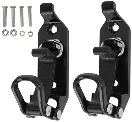 Shovel Mount for Roof Rack, 2pcs Wall Mounting Brackets Quick Release Axe Holder Mount Kit for Truck Boats Military Equipment and Tools (Black)