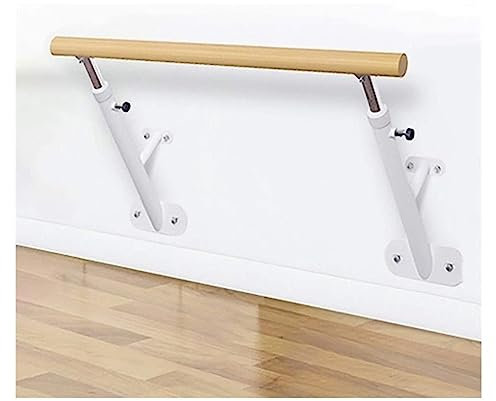 Ballettstange, verstellbarer Tanzstock, Ballettstange zur Wandmontage, Ballettstange aus Massivholz, robuste, anhebbare Tanzstange for Erwachsene und Kinder, for Zuhause, Barre-Bewegungen, Körperdehnu