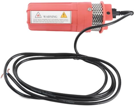 Generic Bomba de Agua de Pozo Profundo, Desconexión Rápida de la Bomba Sumergible de Elevación de 230 Pies Potente 6.5L para Riego (ORANGE)