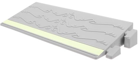 KAILIKETIY Kunststoff Rampe FüR TüRschwellen Mit Nachtleuchtender Funktion Rutschfeste Auffahrrampe FüR Sauger Und RollstüHle Geeignet FüR Innenbereiche Und Treppen 25X12X5 Cm