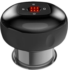 Le masseur à ventouse intelligent d'Asavya Appareil de massage électrique sous vide, ventouses électroniques réglables à 12 vitesses, kit de massage pour soulager les tensions