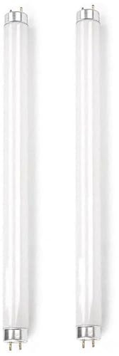 générique 2 Pack T8 Tubes Fluorescents 450mm 15W, T8 Blanc Froid 6500K, Base G13, Faible Consommation D'énergie, éclairage D'urgence à économie D'énergie, Pour Cuisine, Salle De Bain, Armoire, Garage