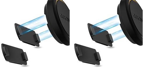 SUPMEGA Magnetische Autohalterung für OOONO CO-Driver NO2, Robuste Metall-Autohalterung mit Eingebauten Magneten, kompatibel mit OOONO NO2 Blitzerwarner - 4er Pack