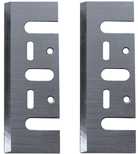 Lot de 2 lames de rabot HSS 82 x 29 x 3 mm pour rabot électrique Ryobi HL-82 / L282 / L1323A / L180 / L-1835