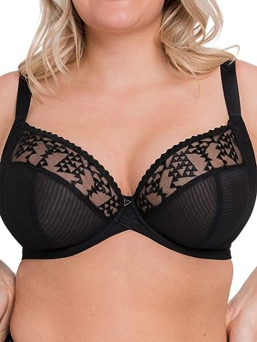 Curvy Kate Centre Stage Full Plunge Bra, Black, 40G