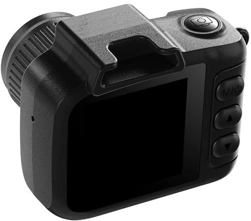 Hkfgdjdl Cámara digital retro de viaje, pantalla LCD de 1.3 pulgadas, grabadora de vídeo 1080P, 6 diseños portátiles integrados para viajes