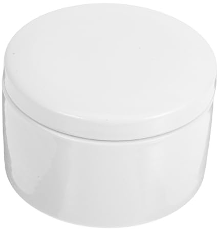 LIFKOME Caja Joyero Cerámica Blanca con Tapa Organizador para Anillos y Pendientes Caja Almacenamiento Porcelana Elegante y Resistente Diseño Compacto y para Joyas