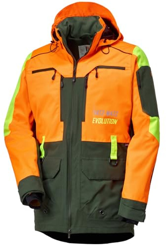 Parforce Jagdjacke Hatz-Watz Waterproof Signalorange/Oliv, L