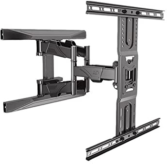 FBSHAD Stand de télévision Portable TV Support Ultra Strong TV Wall Bracket Mount Double Arm Tilt pivotant pour Plasma OLED LCD de 32-55 Pouces