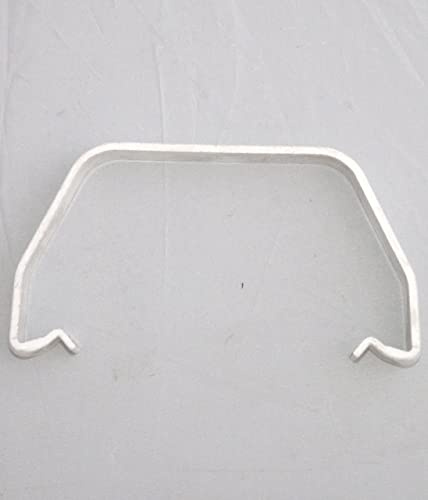 FLOPLAST 114mm Square Gutter Clip - White - Bag of 2