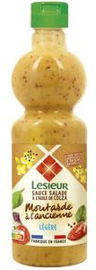Lesieur Sauce Salade Moutarde de Graines Ancienne Legere 50cl (Lesieur Vinaigrette With Grain Mustard Dressing Light 50cl)