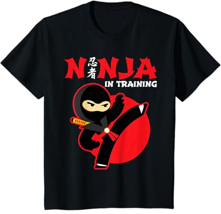 Ninja in Training Cool for Martial Arts Warrior Kids T-Shirt