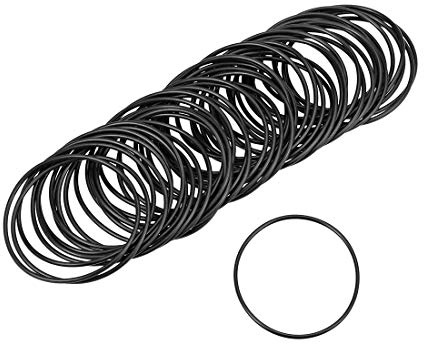 O-Ringe Nitrilgummi 40 mm Innendurchmesser 43 mm OD 1,5 mm Breite Dichtungsring rund 50 Stück