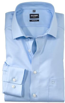 OLYMP homme chemise business à manches longues Luxor,comfort fit,New Kent,Hellblau 10,39