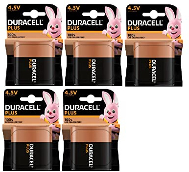 5 x Duracell plus MN 1203 3LR12 4,5 V (5 blísteres de 1 batería) 5 pilas