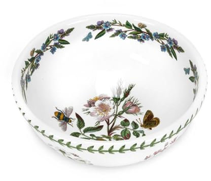 Botanic Garden - Ensaladera con diseño de rosas de perro, 23 cm