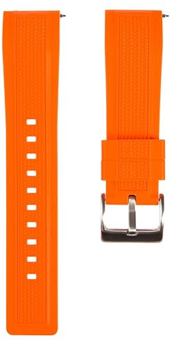 Strapseeker Stryke Premium-Silikon-Gummi-Uhrenarmbänder für Sport- und Taucheruhren, Schnellverschluss, 20 mm, 22 mm, für Damen und Herren, kompatibel mit Omega, Tudor, Blancpain, Rolex, Tag Heuer (20