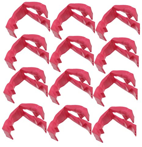 SHOWERORO Stk Mini-lebensmittelzange Snacks Für Verbrühungsschutz Lebensmittelpinzette Chip Fingerspitzen Gaming-fingerhüllen Essstäbchen Für Kinder Einmachglasheber Snack-stäbchen Rot