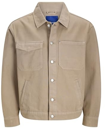 JACK & JONES jeansjacka för män jeansjacka, Silversalvia, L