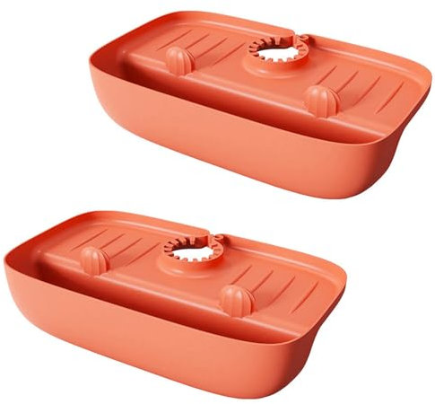 Wenrou 2 Piezas Cesta Escurridor De Fregadero, Almacenamiento En Fregaderos De Cocina, Escurridor De Esponja De Silicona para Fregadero, para Guardar Jabón, Esponjas y Bolas De Lana De Acero
