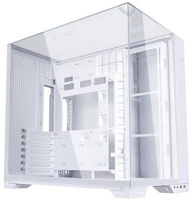 Tour midi Lian Li Lian Li O11 Vision Compact, Midi-Tower, E-ATX, Tempered Glass - weiß Boîtier PC, Boîtier Gaming, Boît