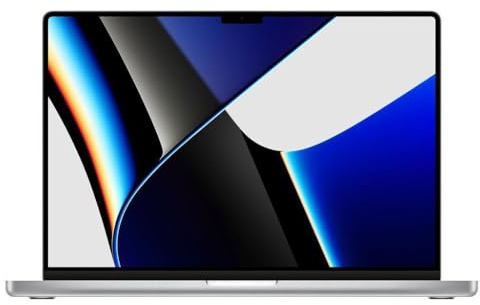 2021 Apple MacBook Pro mit Apple M1 Pro Chip (16-Zoll, 16GB RAM, 1TB SSD Kapazität) (QWERTZ German) Silber (Generalüberholt)